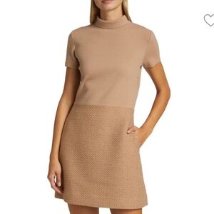 Theory Mixed Media Mini Dress